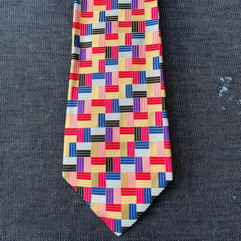 Duchamp silk tie